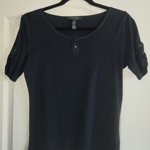 Women's Navy Blouse